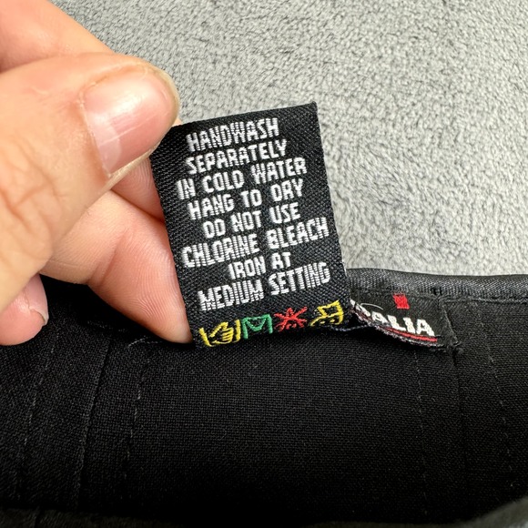 Dalia Skirt Womens Size 8 Black Flounce Grunge Basic Edgy Y2K Ribbed Goth Emo - Picture 6 of 7